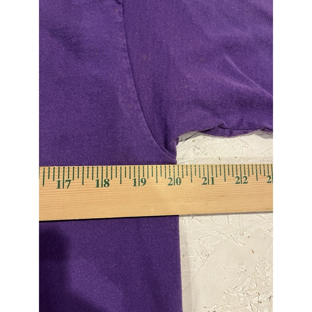 Vintage Truman State Bulldogs Shirt Mens Size M Single Stitch Purple‎ College - Picture 7 of 10